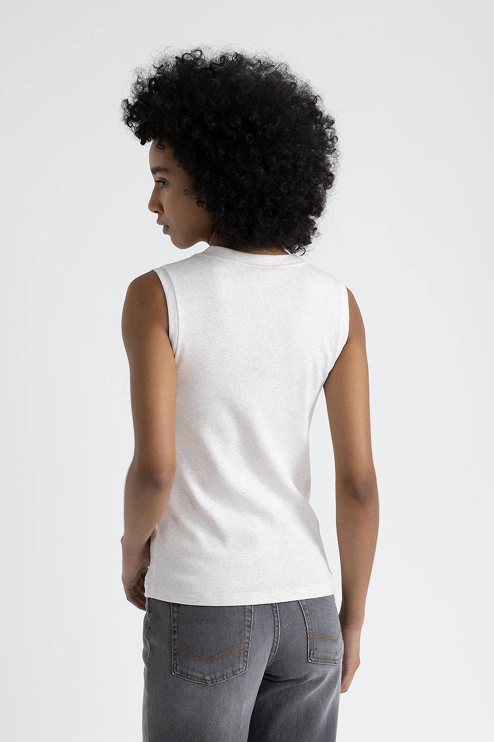 Peserico Top in jersey stretch con Punto Luce In Linea