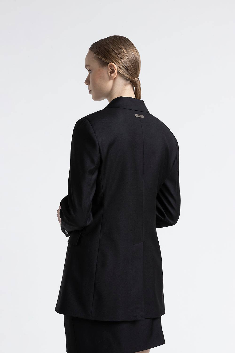 Peserico Blazer doppiopetto in twill di pura lana Outlet
