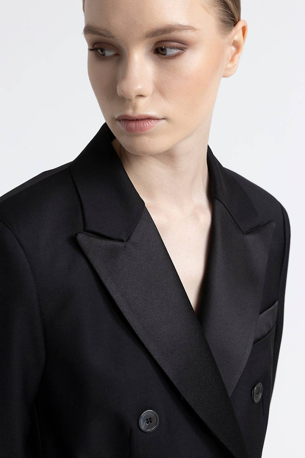 Peserico Blazer doppiopetto in twill di pura lana Outlet