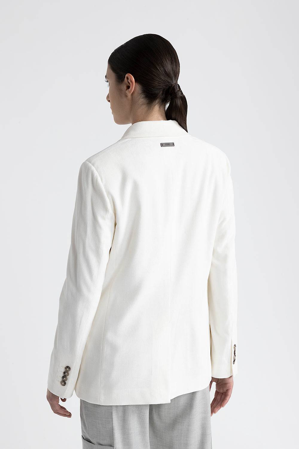 Peserico Blazer monopetto in velluto In Vendita