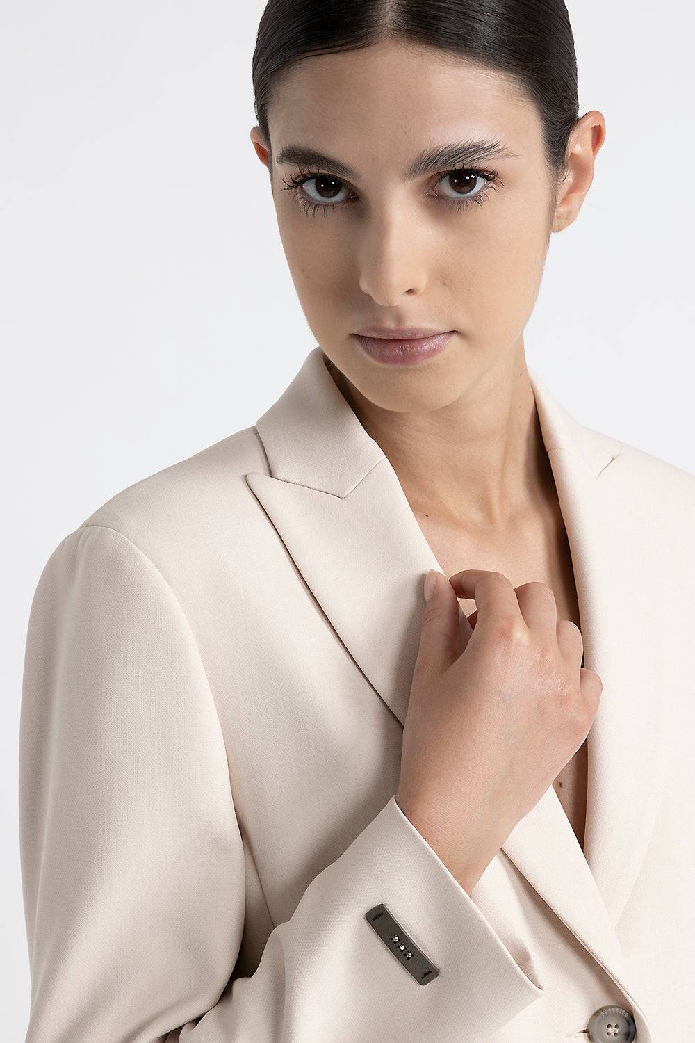 Peserico Blazer in tela tecnica double Offerte