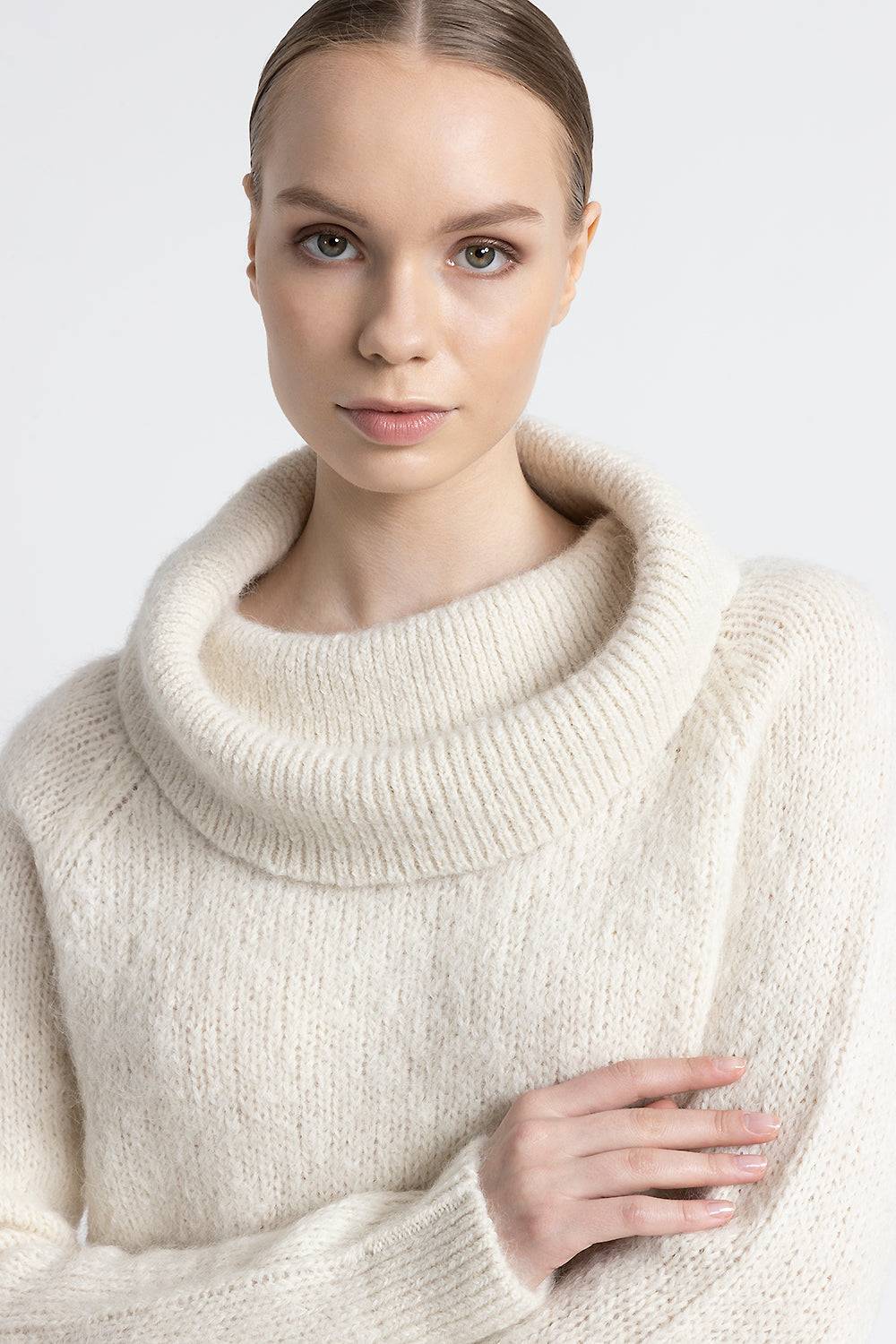 Peserico Maglia con spalle scoperte in lana d'alpaca e merino Negozio