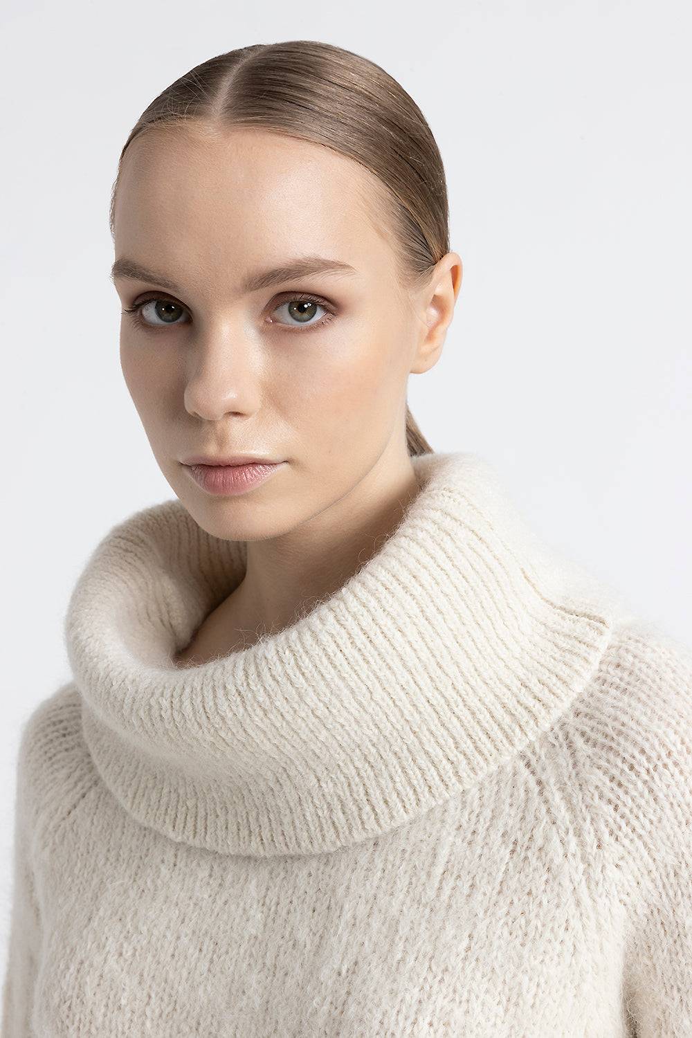 Peserico Maglia con spalle scoperte in lana d'alpaca e merino Negozio