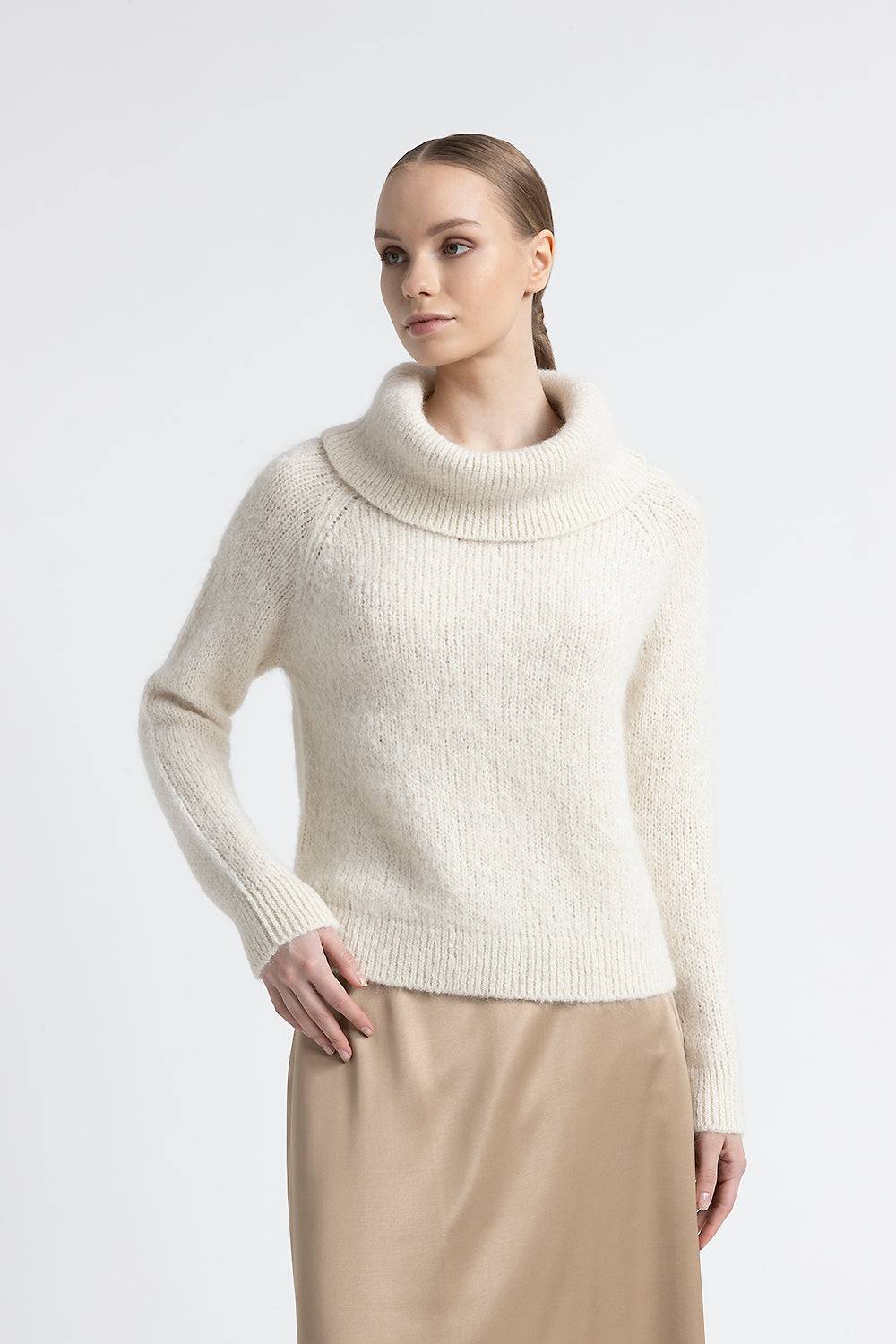 Peserico Maglia con spalle scoperte in lana d'alpaca e merino Negozio