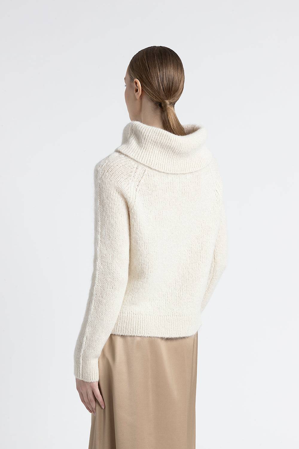 Peserico Maglia con spalle scoperte in lana d'alpaca e merino Negozio