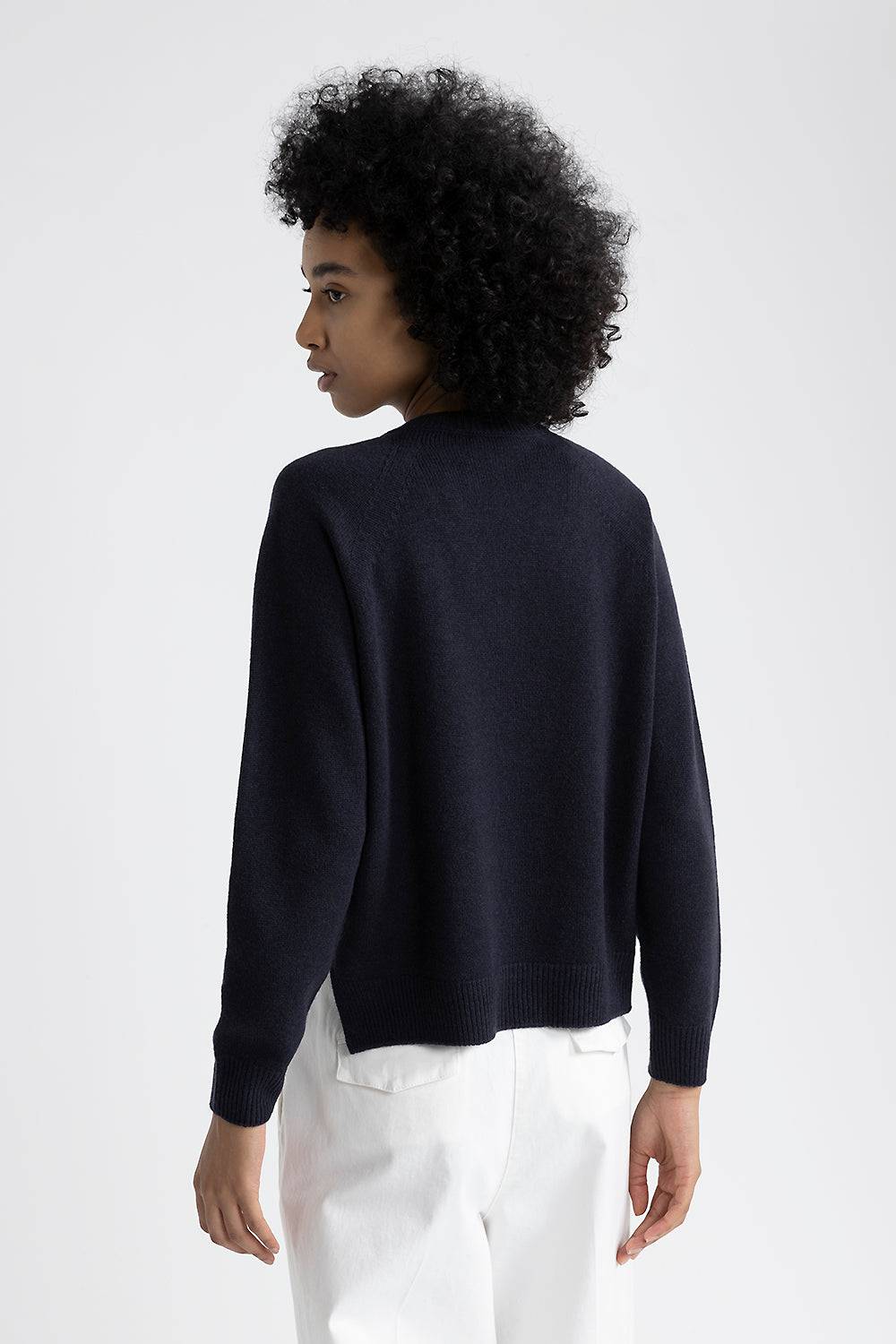 Peserico Maglia con scollo a V in lana, seta e cashmere Vendita