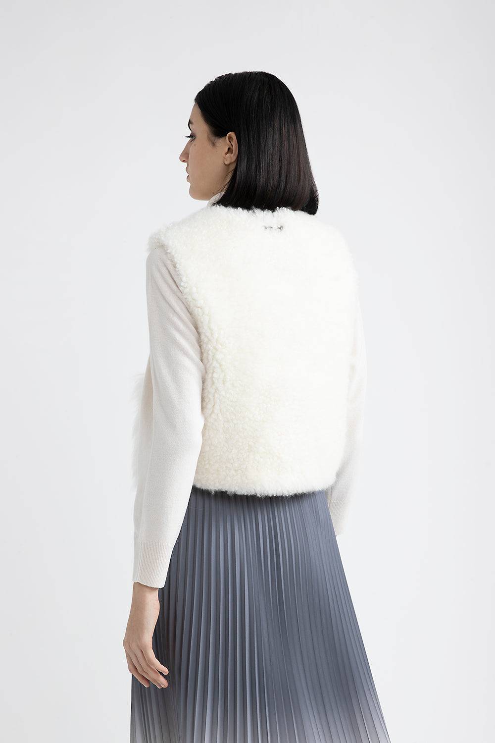 Peserico Gilet in vero pelo di capra cashmere Acquista Ora