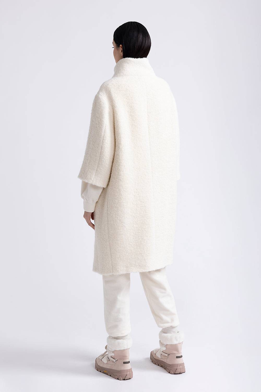 Peserico Cappotto in panno bouclè in lana e alpaca Prezzo Ridotto