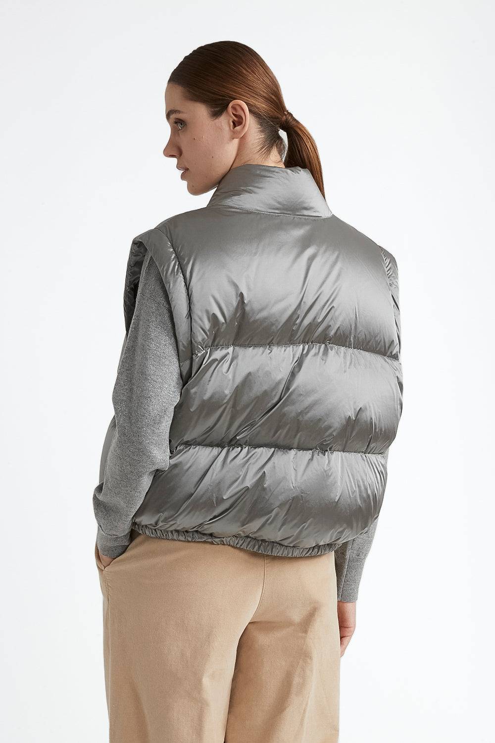 Peserico Piumino in twill di nylon cangiante water repellent Convenienza