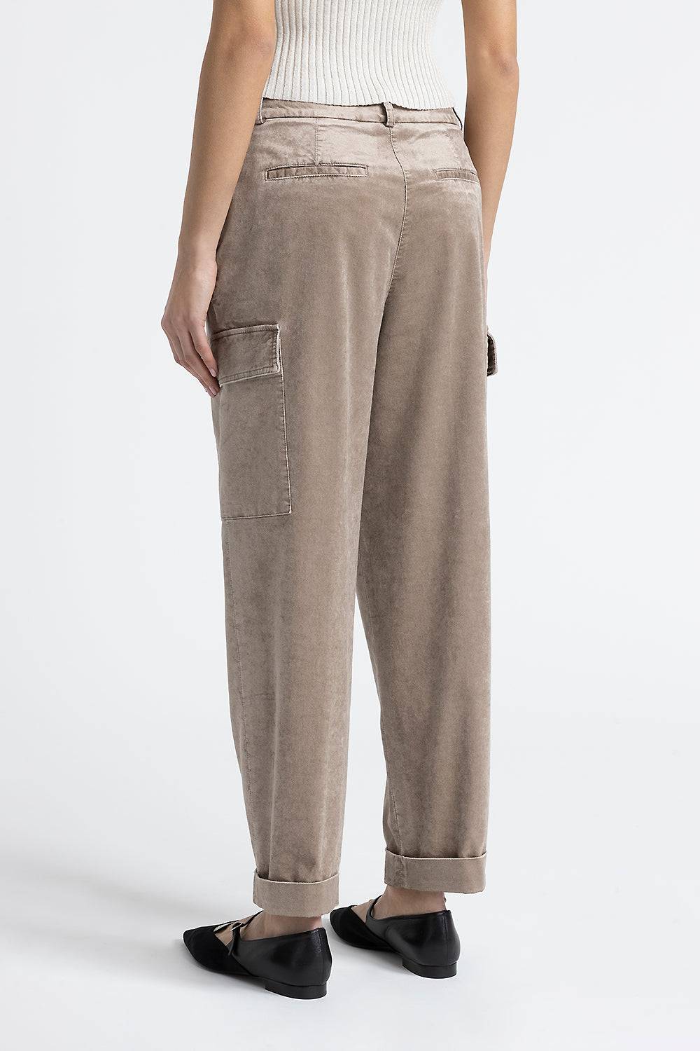 Peserico Pantalone cargo carrot in velluto a coste I Più Venduti