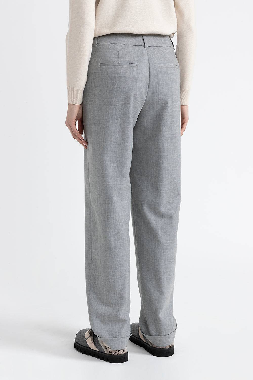 Peserico Pantalone classic tailored in lana tecnica Italia