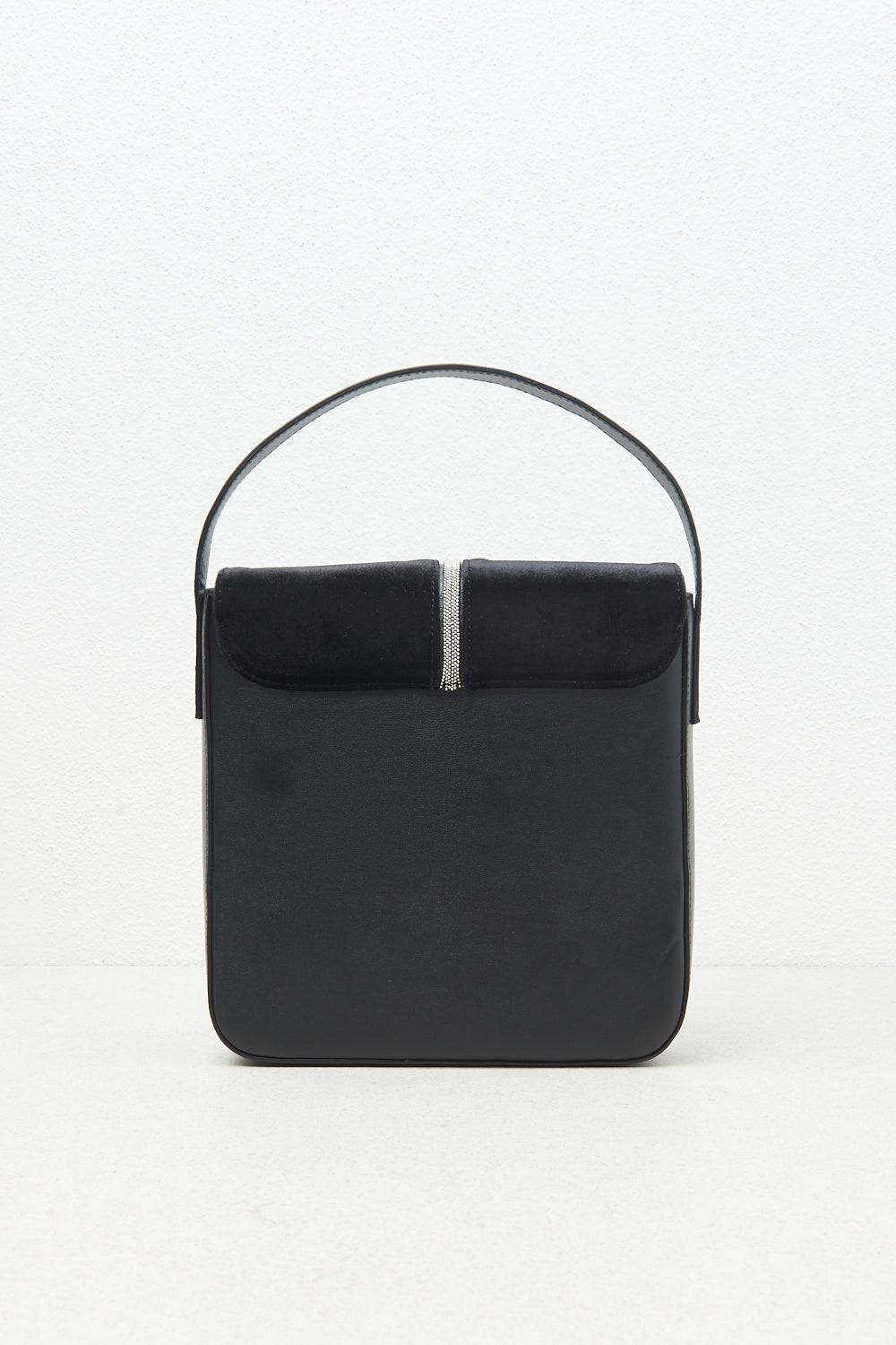 Peserico Borsa a mano in vera pelle e velluto Shopping Online