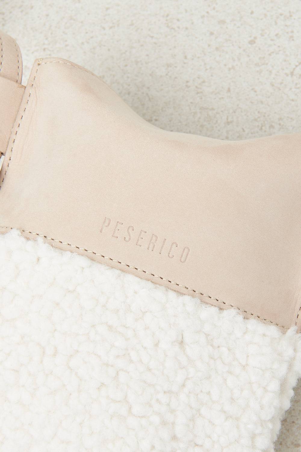 Peserico Borsa portacellulare in eco-pelliccia e vera pelle Novità