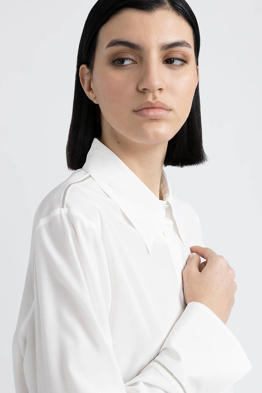 Peserico Camicia in seta con Punto Luce Offerta
