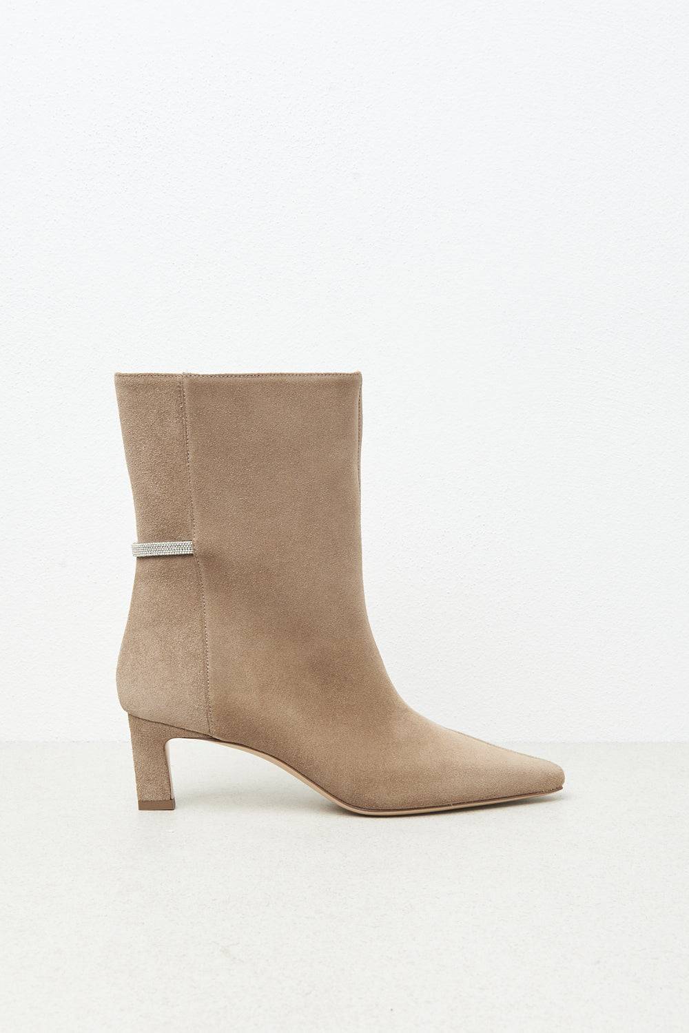 Peserico Ankle boot in vera pelle scamosciata Promozione Limitata