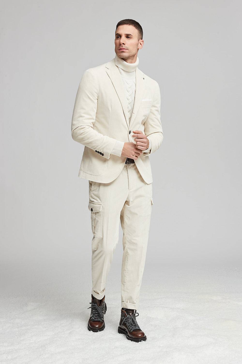Peserico Blazer monopetto in velluto a costa francese Saldi