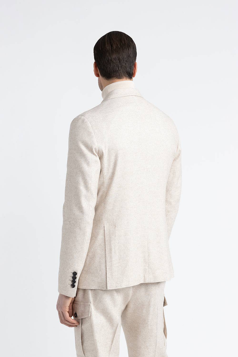 Peserico Blazer monopetto in tweed di lana, seta e cashmere Vendita Economica