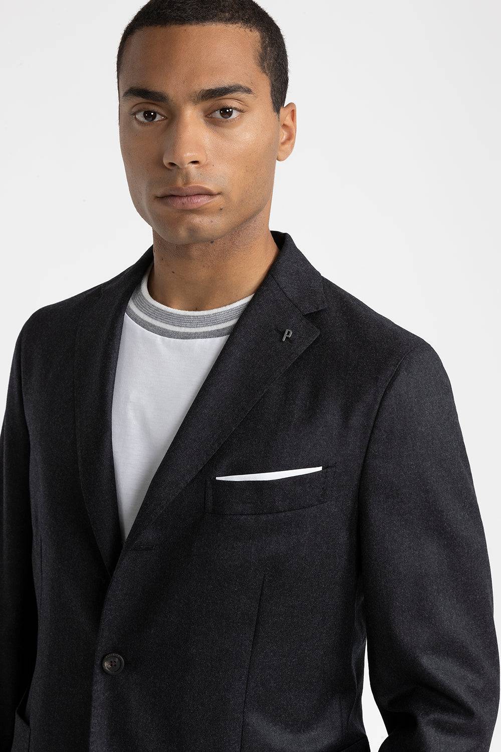 Peserico Blazer monopetto in pura lana vergine Saldi Di Fabbrica