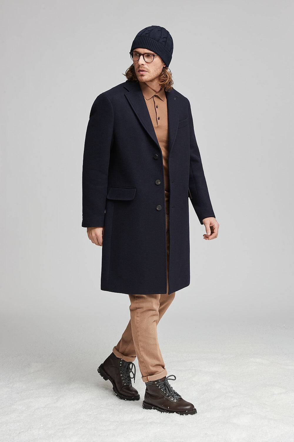 Peserico Cappotto monopetto in pura lana Vendite Flash