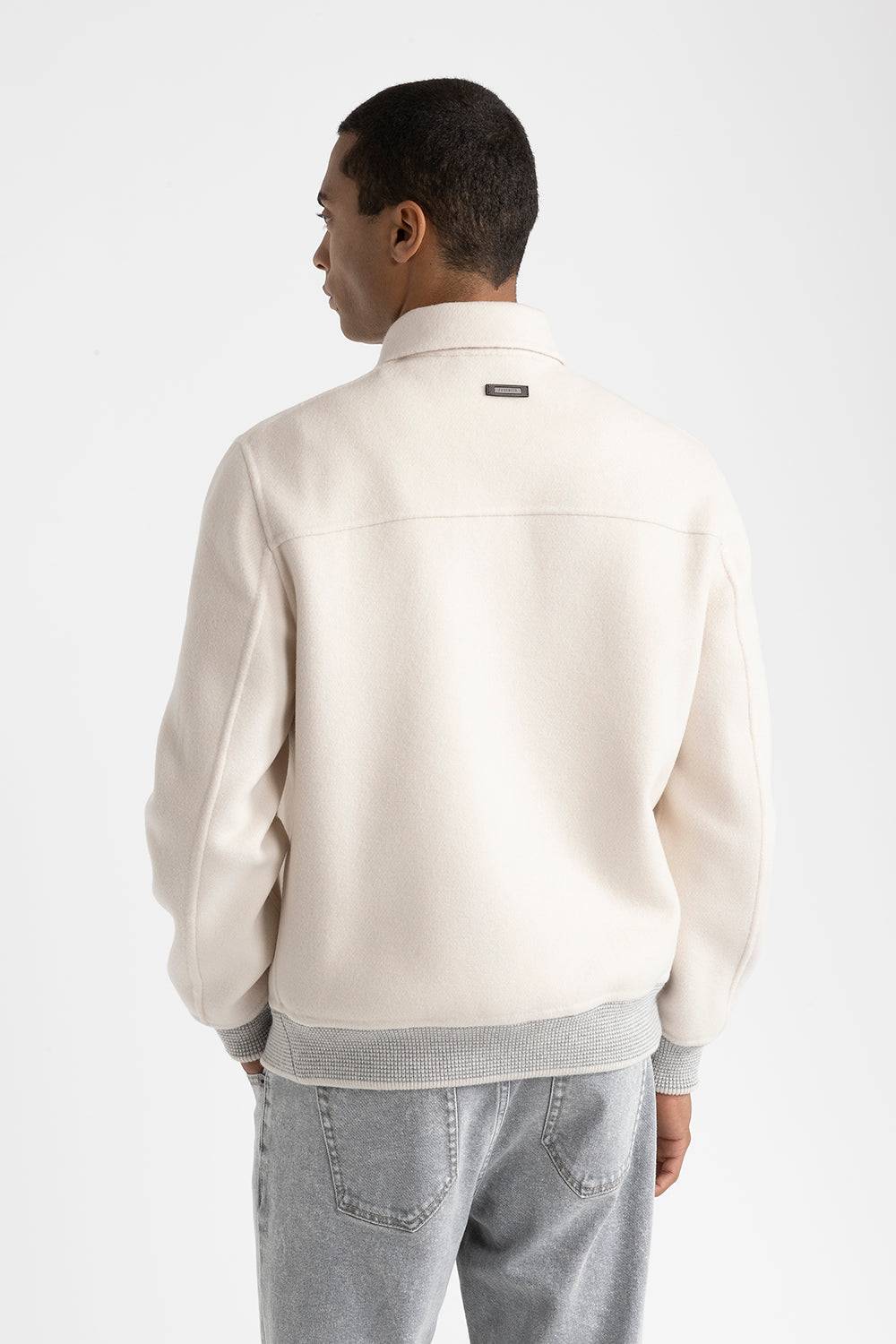 Peserico Giubbino in panno double di lana cashmere Moda