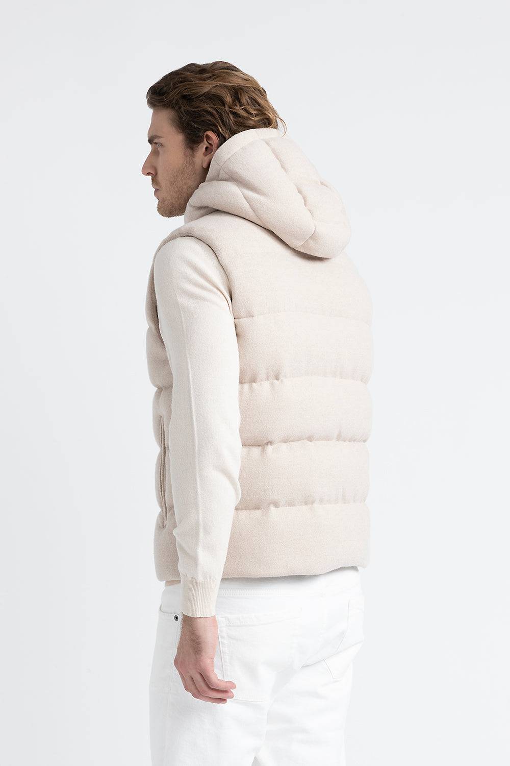 Peserico Gilet in piuma d'oca in lana e cashmere Pezzi Unici