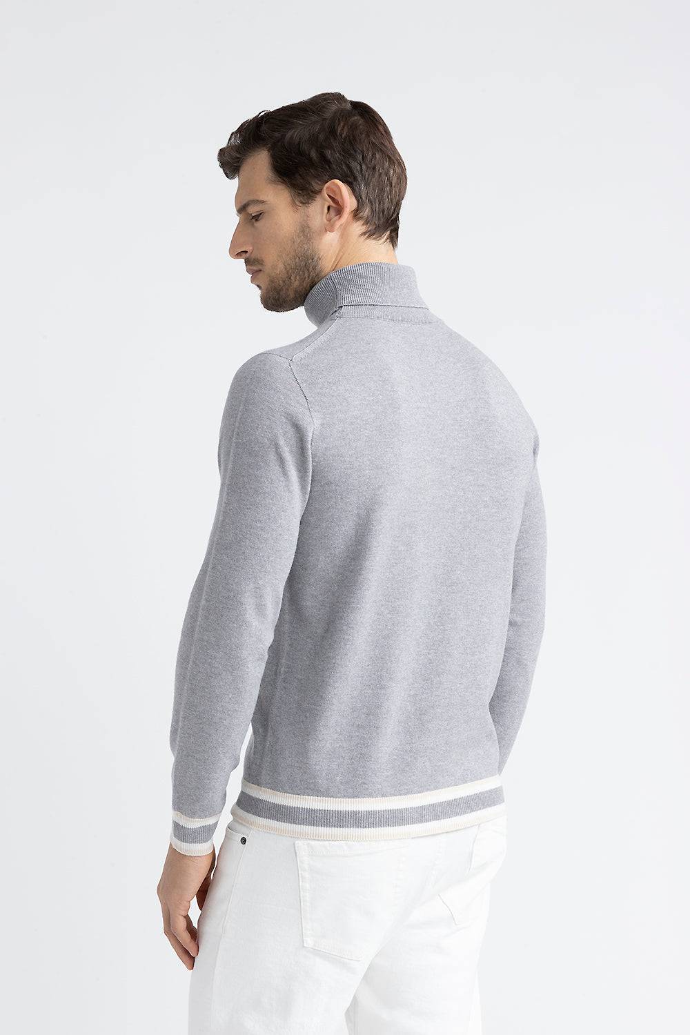 Peserico Maglia collo alto in lana, seta e cashmere Negozi Online