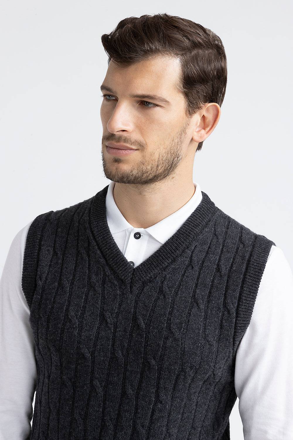 Peserico Gilet in lana merinos extrafine e cashmere Fino Al -60%