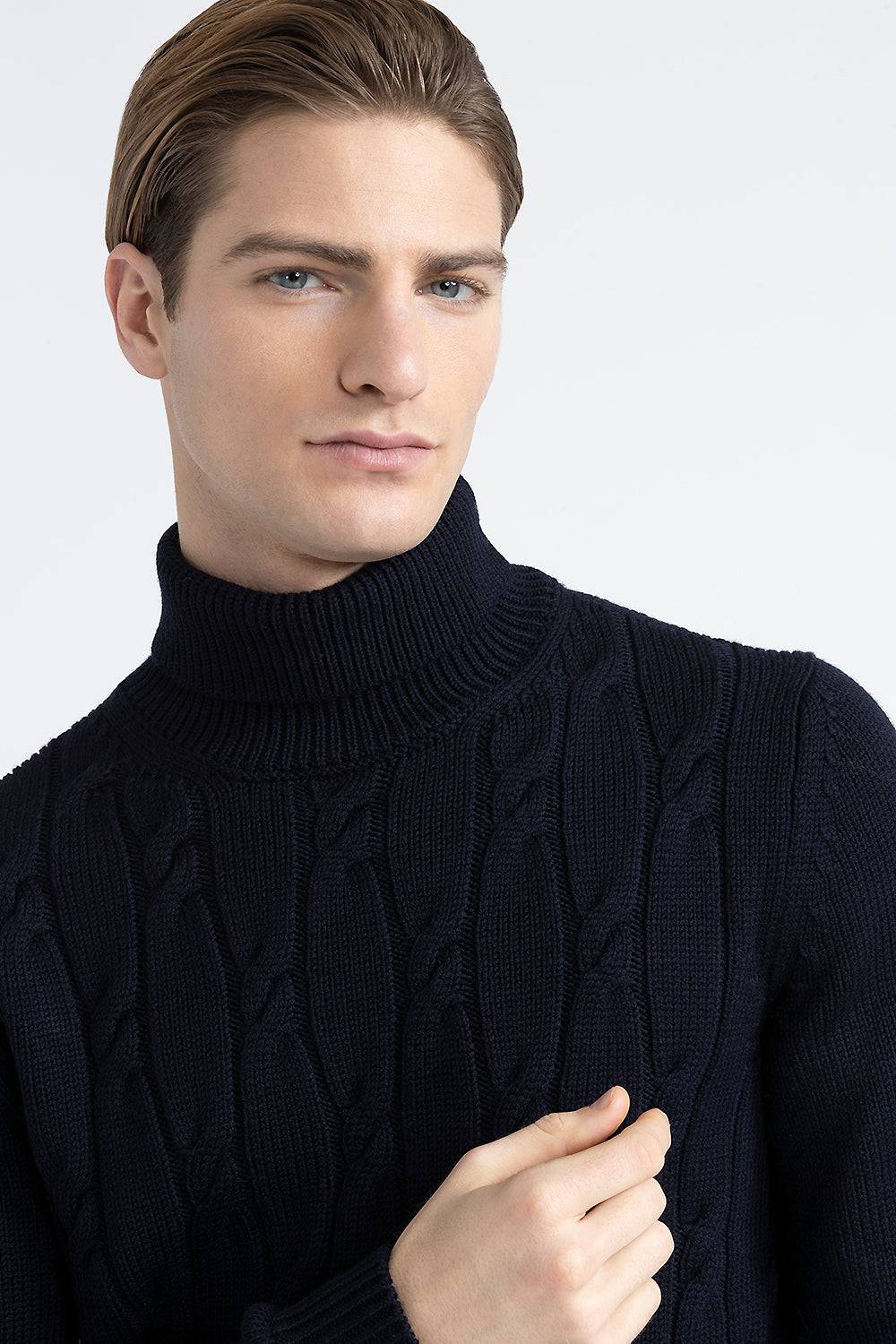 Peserico Maglia collo alto in pura lana merinos extrafine Shopping Online