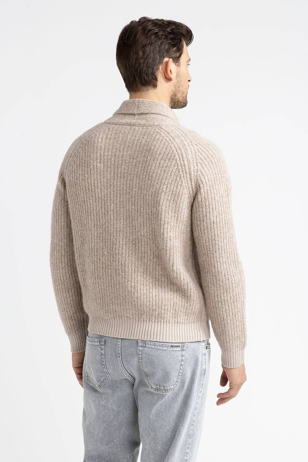 Peserico Cardigan in lana merinos extrafine e cashmere Offerta