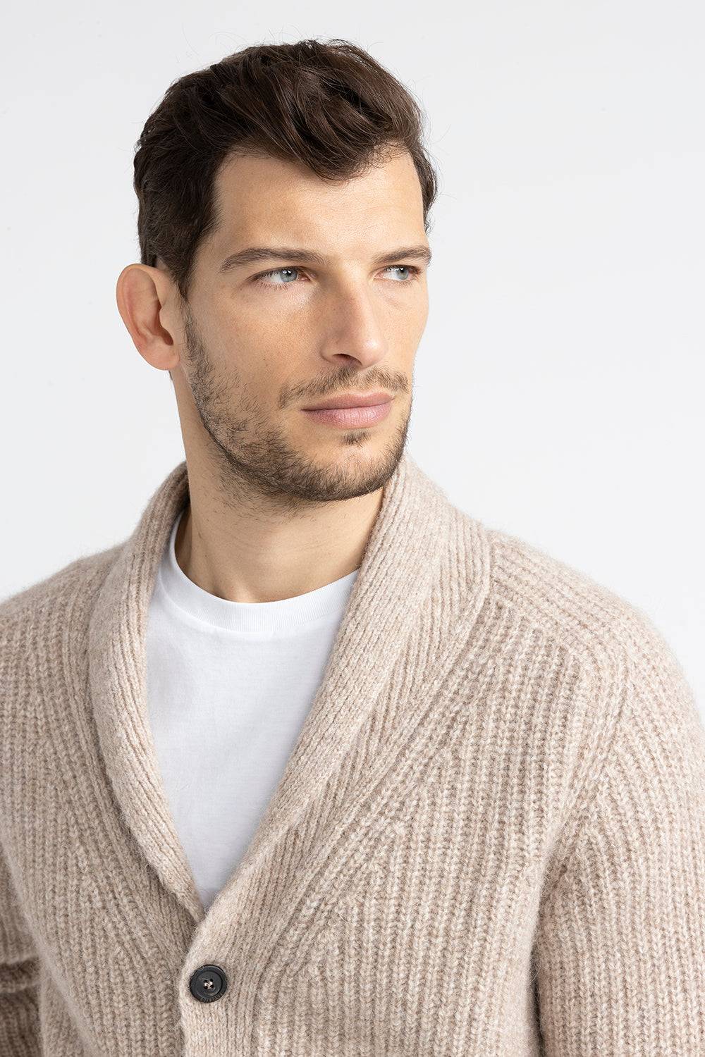 Peserico Cardigan in lana merinos extrafine e cashmere Offerta