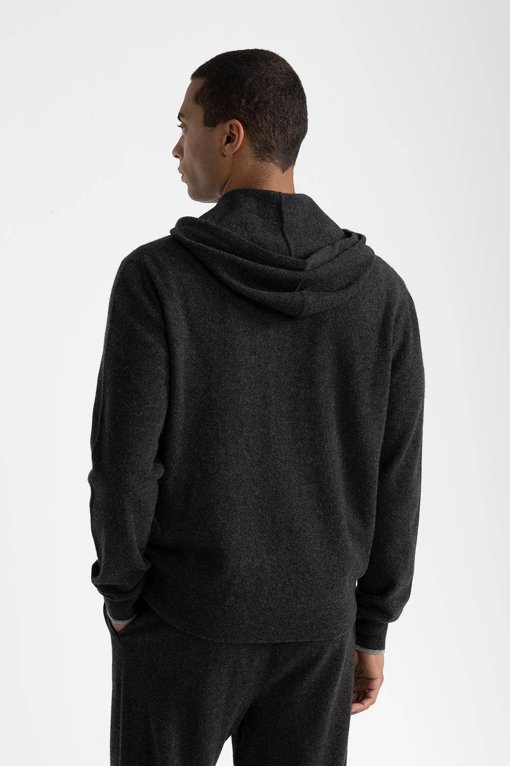 Peserico Felpa con cappuccio in lana merinos e cashmere Offerte