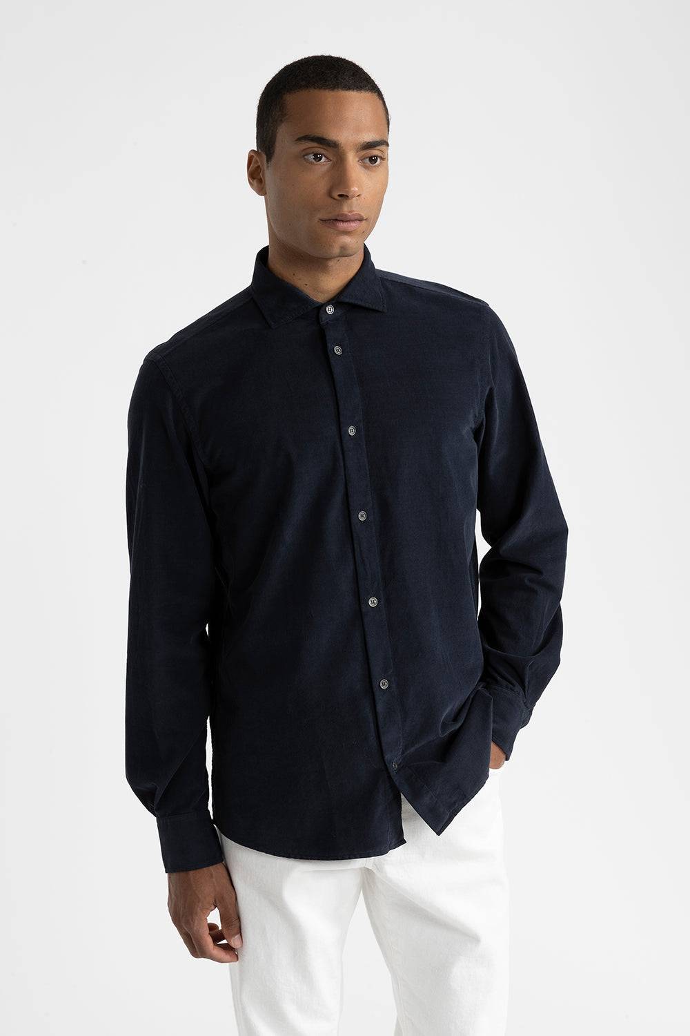 Peserico Camicia in velluto di cotone