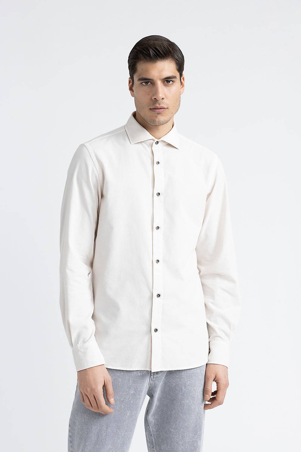 Peserico Camicia in velluto di cotone