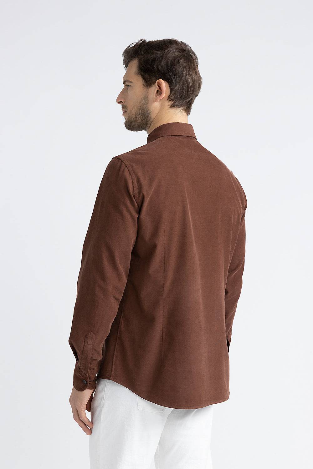 Peserico Camicia in velluto di cotone Consegna Veloce