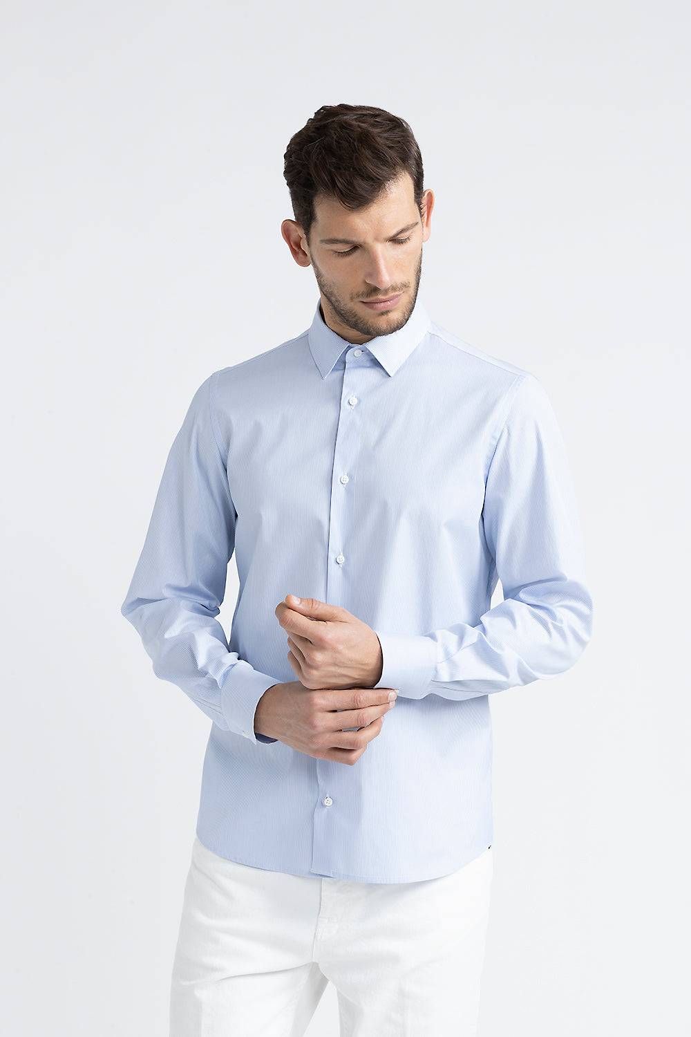 Peserico Camicia in popeline di cotone