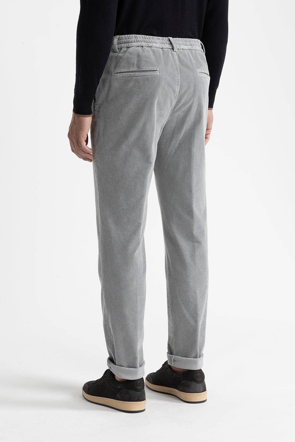 Peserico Pantalone jogger in velluto di cotone Sconto