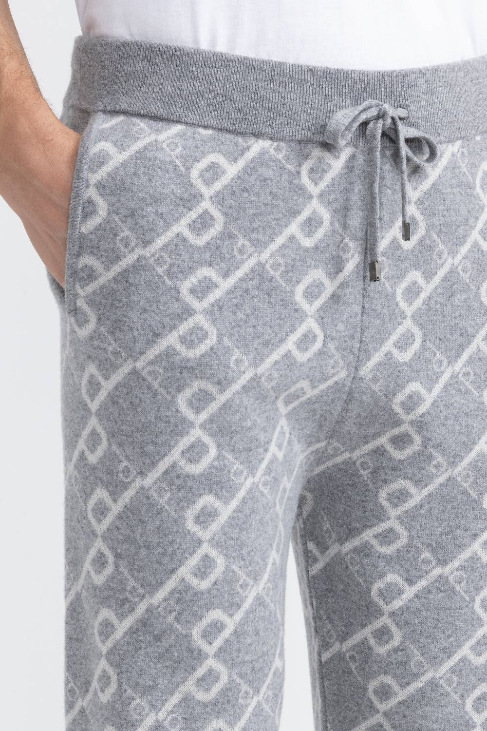 Peserico Pantalone logato in maglia di lana Offerta