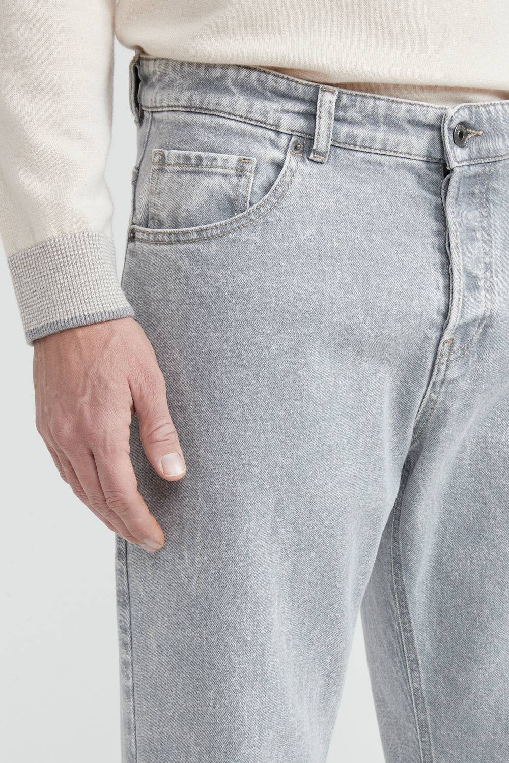 Peserico Pantalone denim in twill di cotone stretch Economico