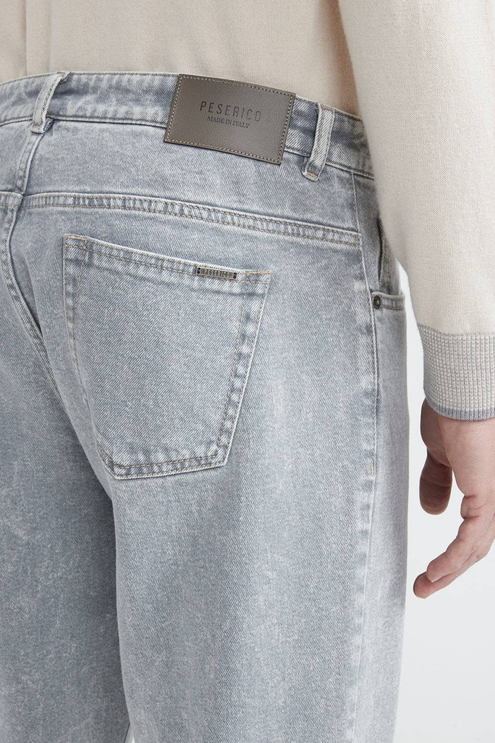 Peserico Pantalone denim in twill di cotone stretch Economico