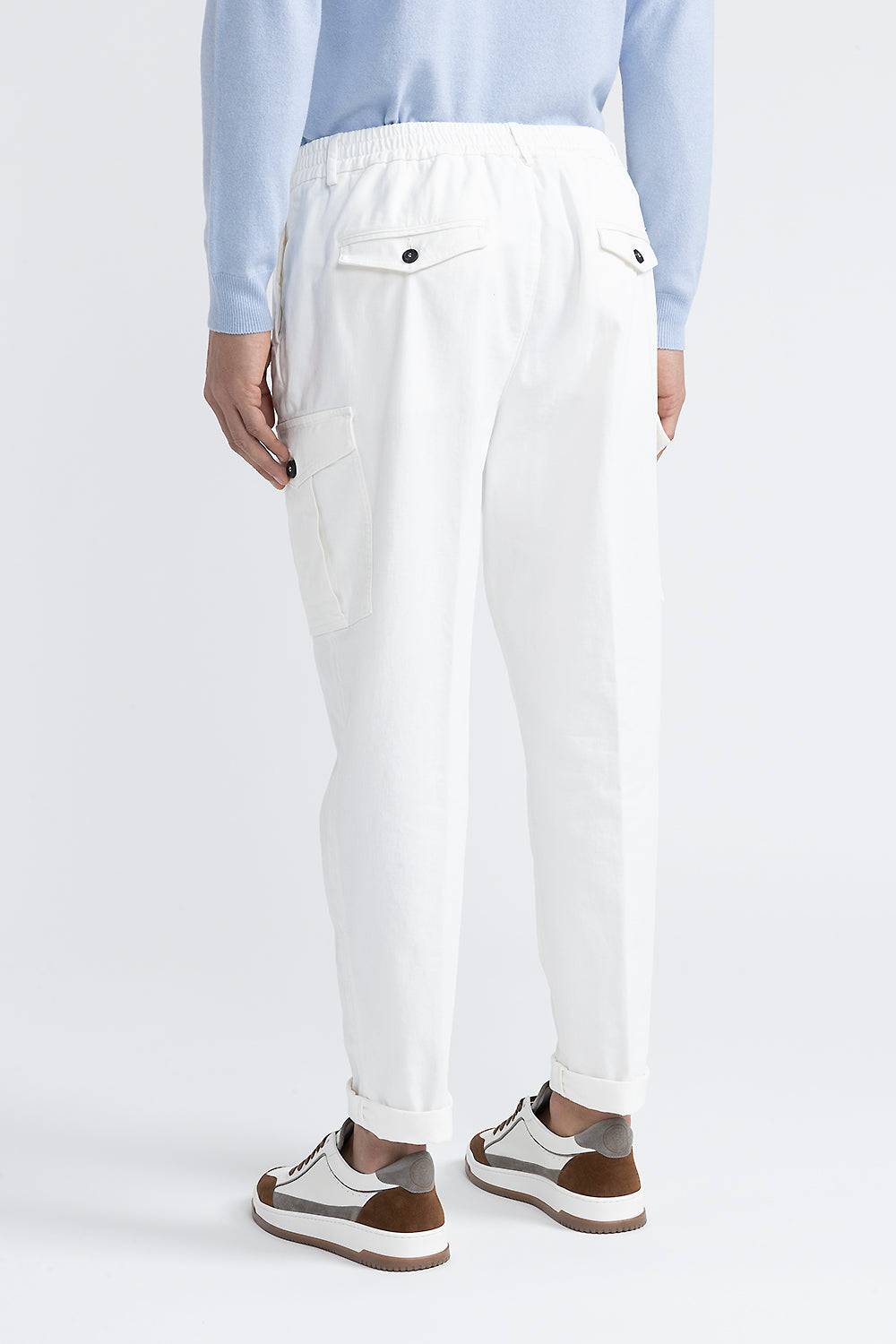 Peserico Pantalone chino tasconato in cotone Vendita Calda