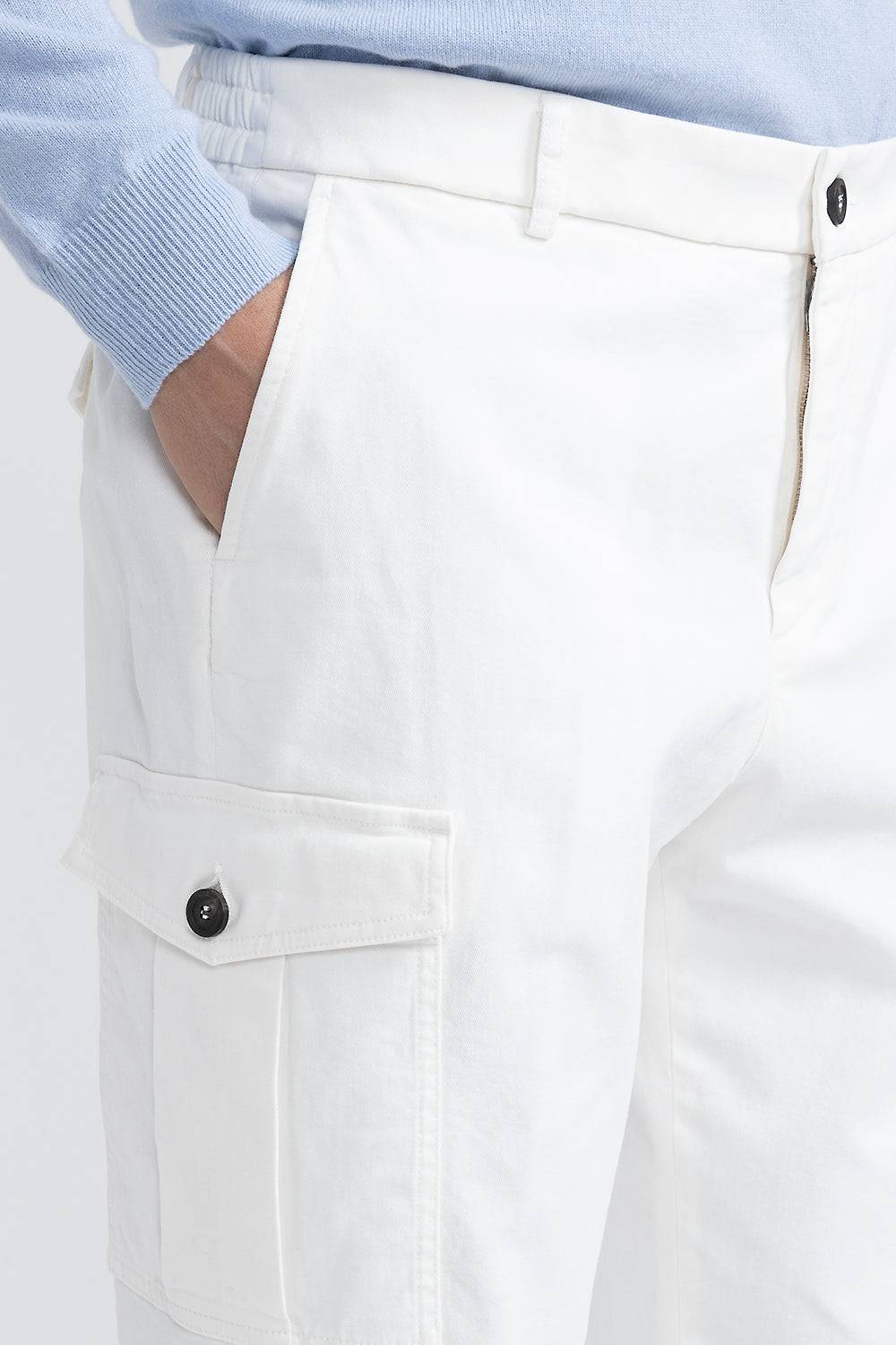 Peserico Pantalone chino tasconato in cotone Vendita Calda