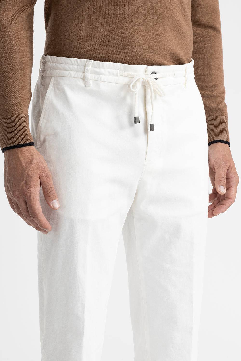 Peserico Pantalone jogger in cotone, seta e tencel Negozio