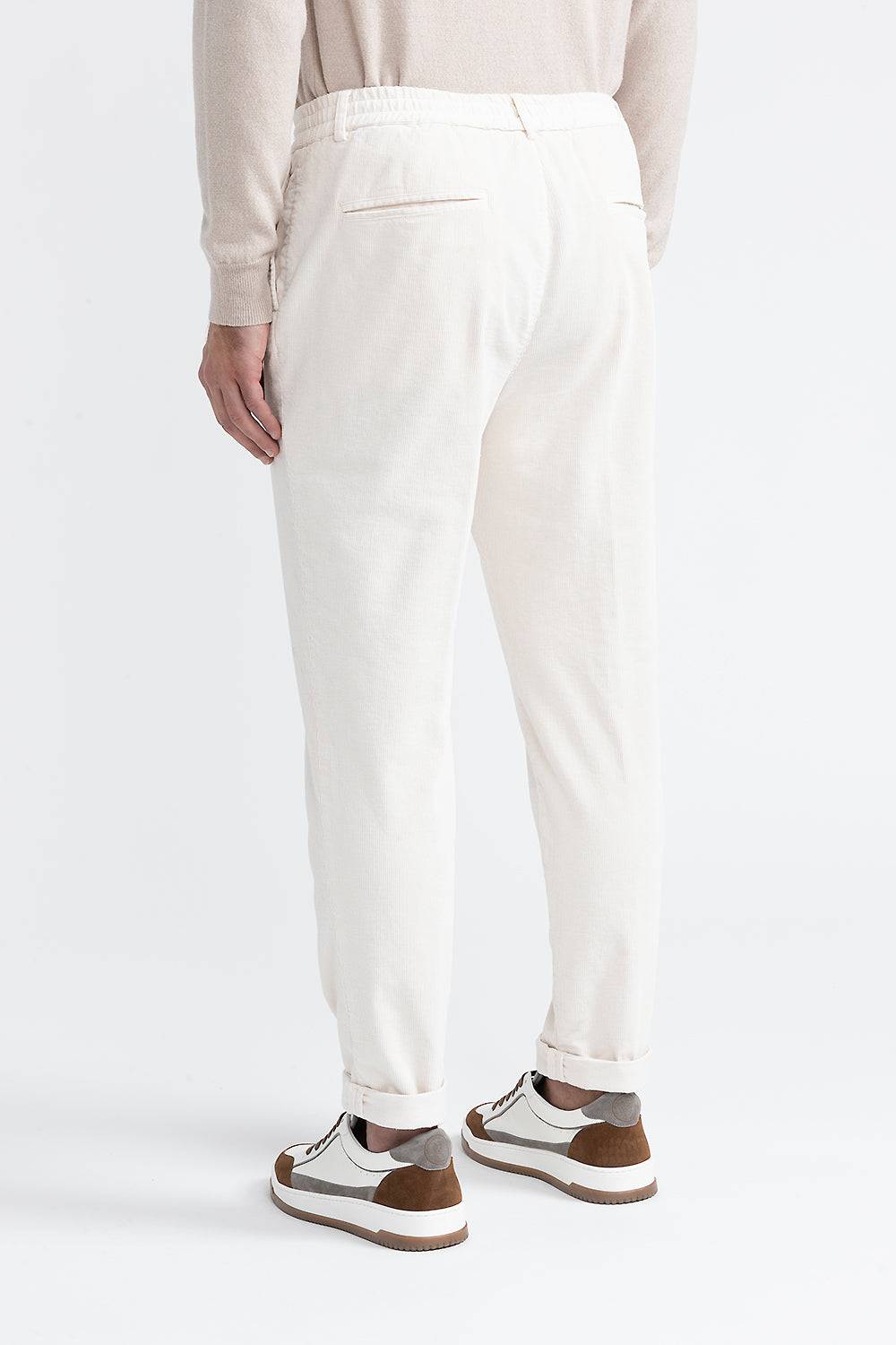 Peserico Pantalone jogger in velluto di cotone In Saldo