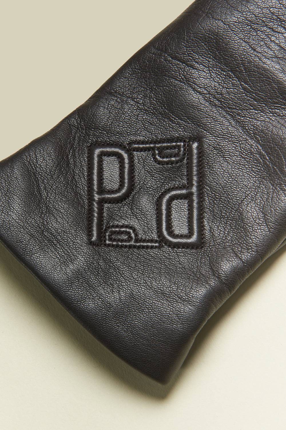 Peserico Guanti in vera pelle ricamati e cashmere Moda