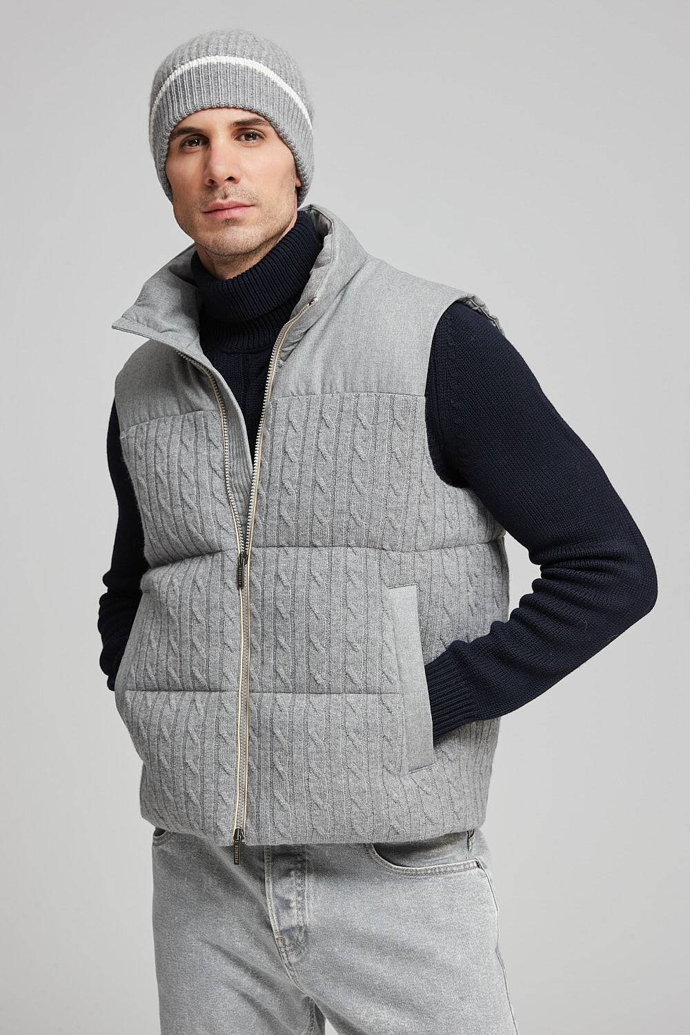 Peserico Berretto in lana e cashmere Italia
