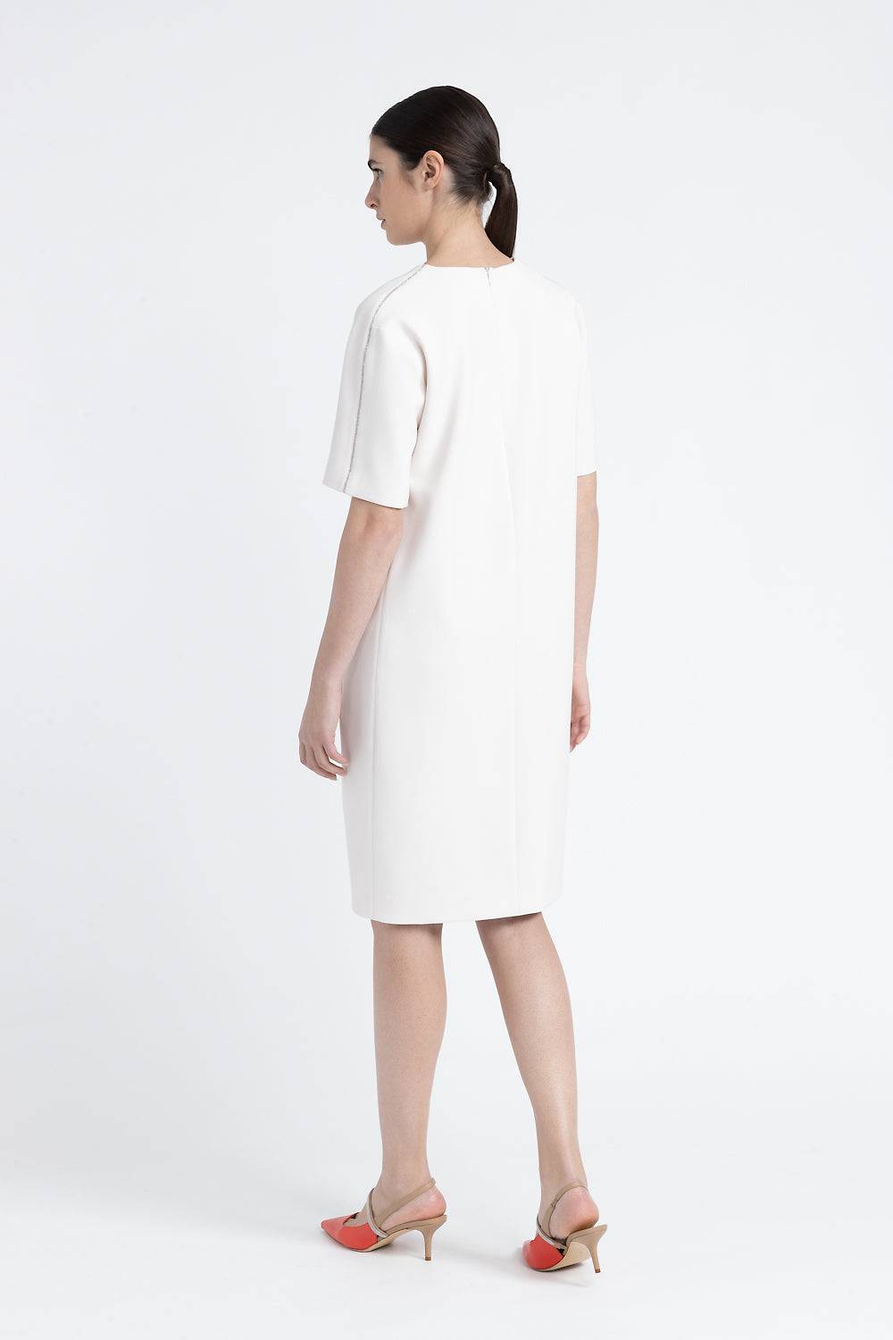 Peserico Abito midi con scollo a V Fino Al -60%