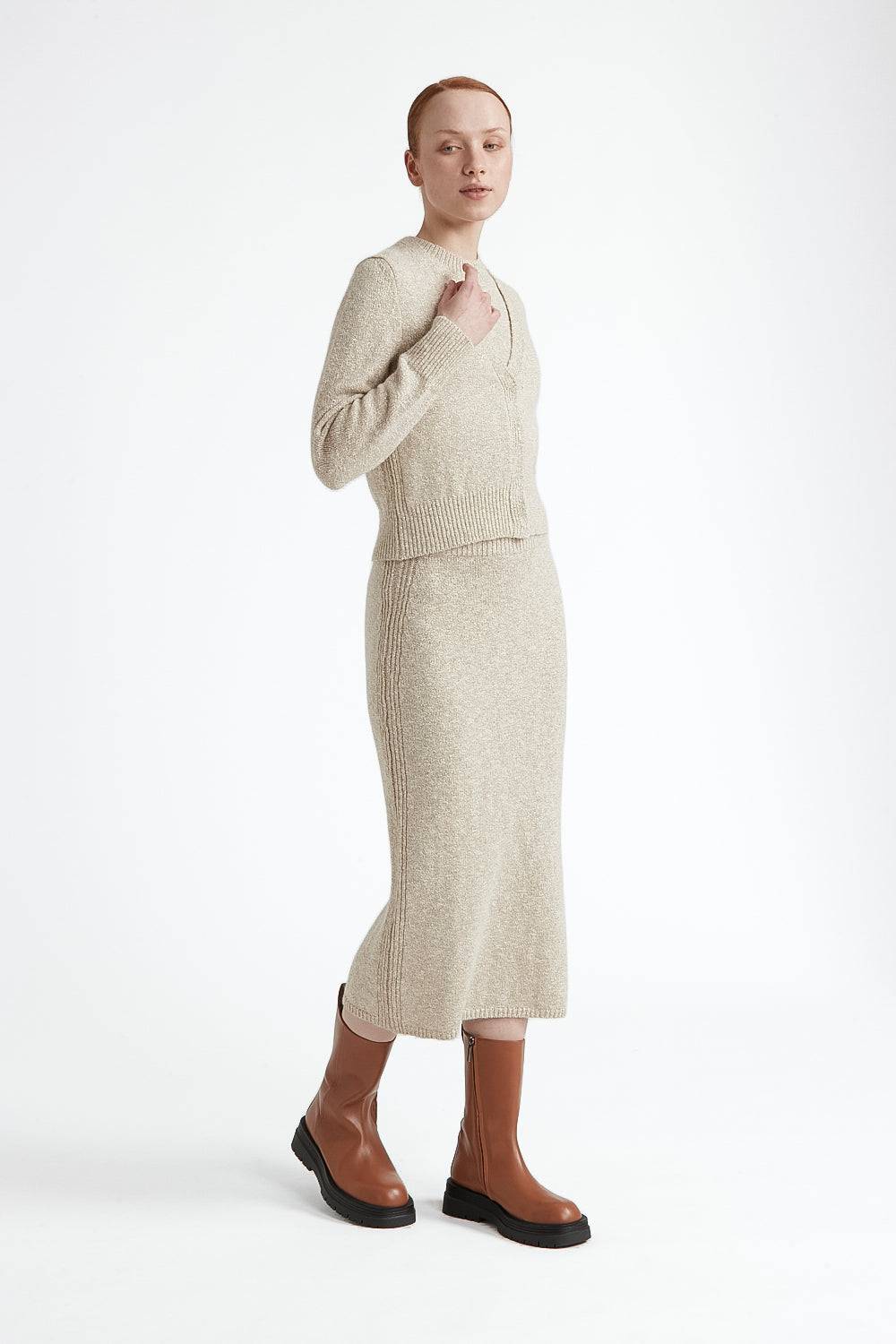 Peserico Cardigan in cotone e lana d'alpaca con lurex Saldi