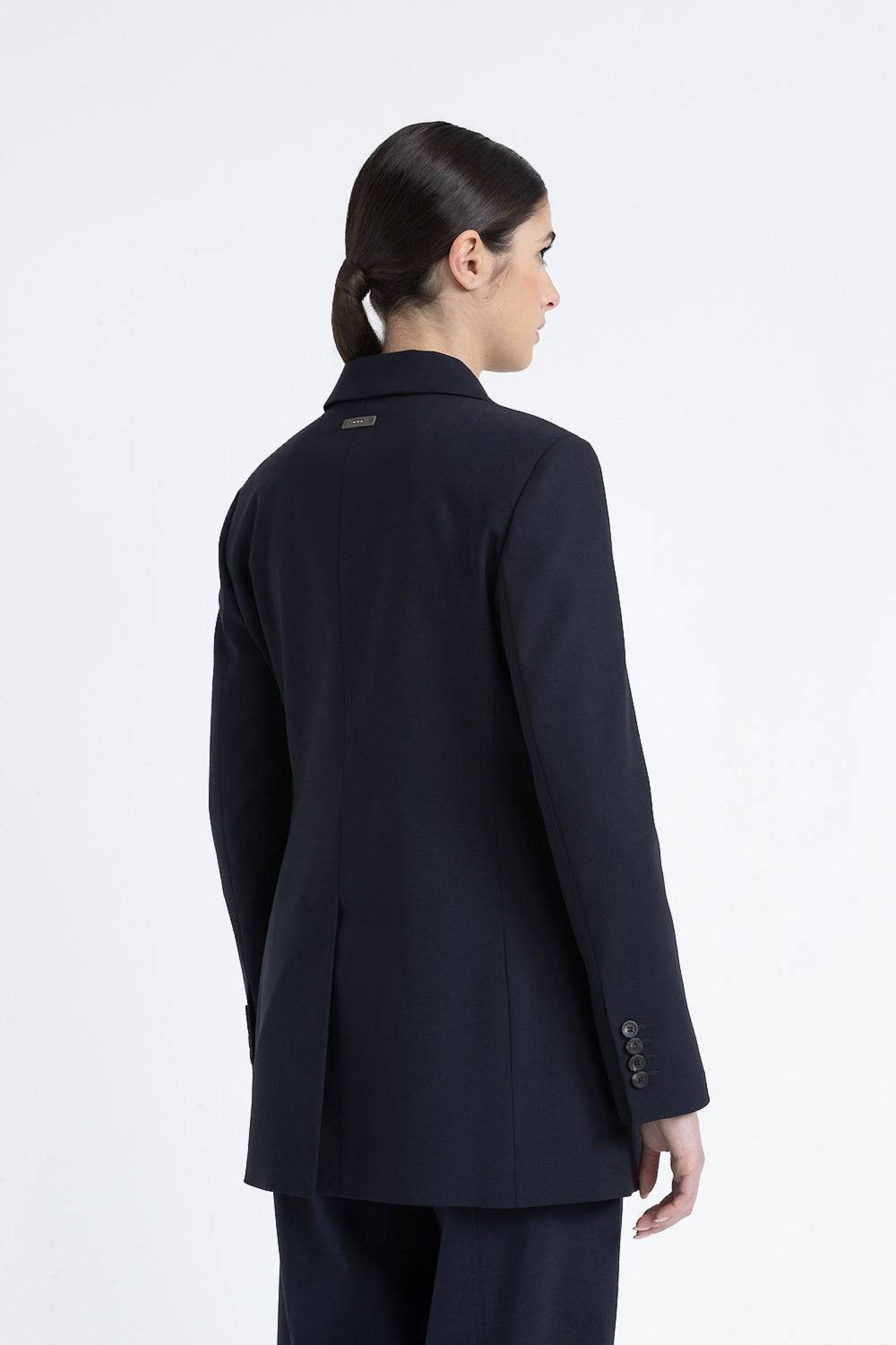 Peserico Blazer doppiopetto in lana tecnica Flash Sale