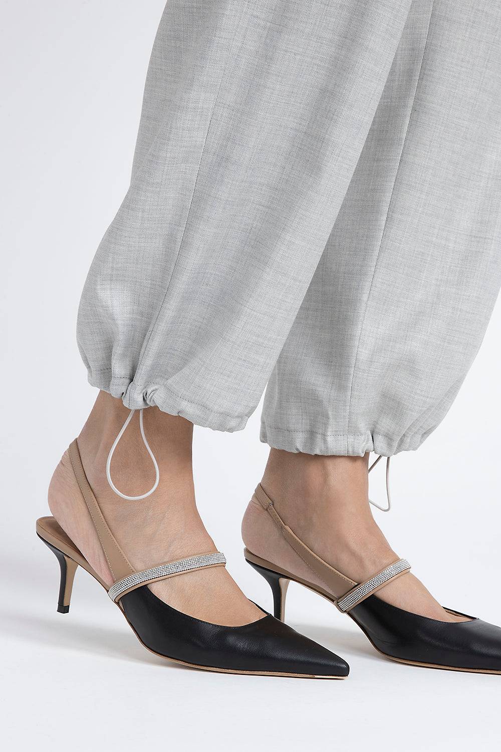Peserico Pantalone baggy con tasche cargo in lana viscosa Ultimi due giorni