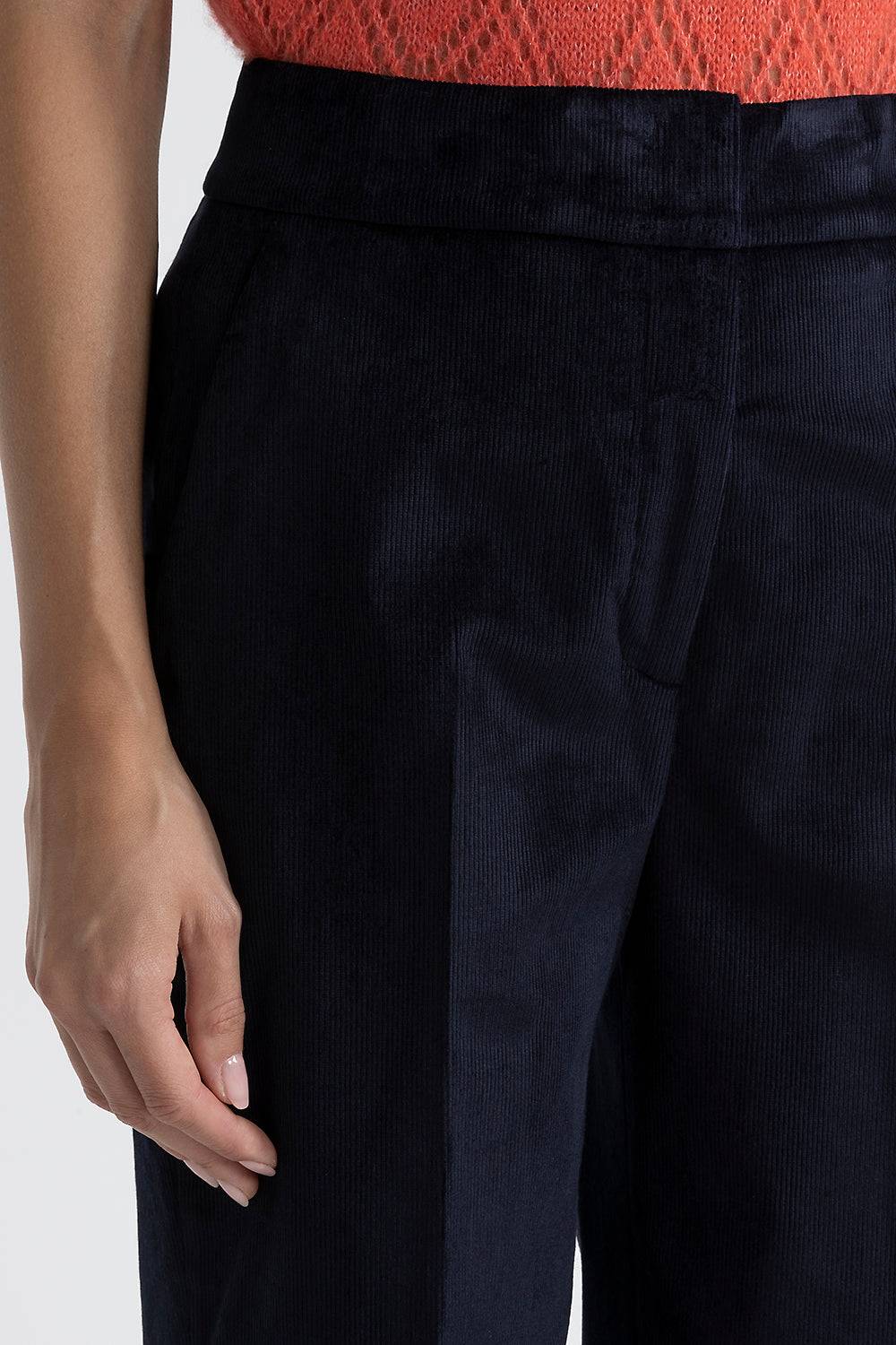 Peserico Pantalone straight in velluto 2000 righe Saldi Di Fabbrica